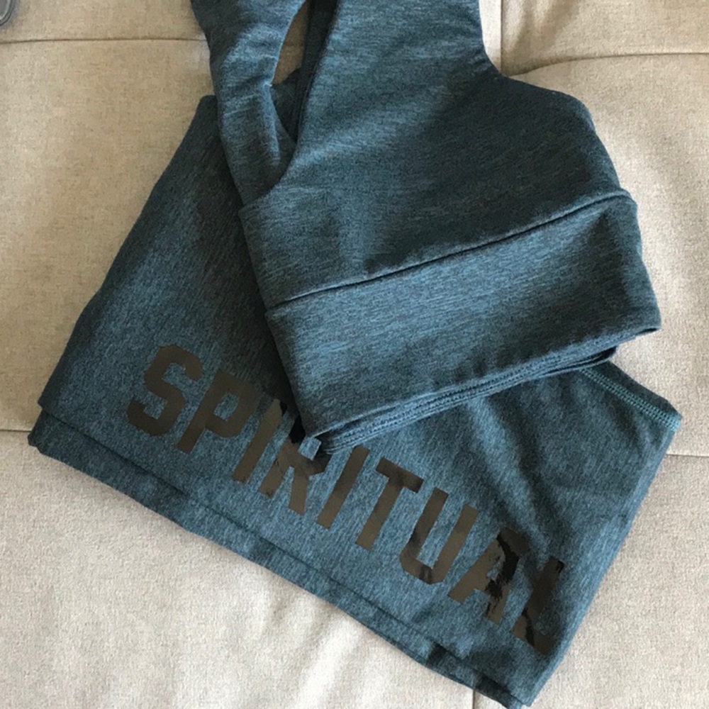 SPIRITUAL GANGSTER *set* teal/blue leggings + bra